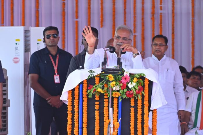 स्वास्थ्य, शिक्षा तथा रोजगार के क्षेत्र में हमने बड़ा काम किया है : मुख्यमंत्री बघेल
