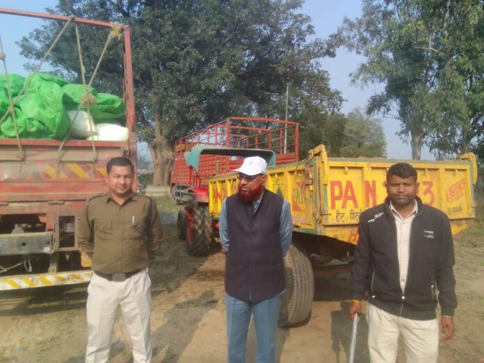 छत्तीसगढ़ : तहसीलदार ने पकड़ा चावल से भरा ट्रक