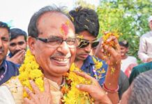 Shivraj Singh Chouhan leads BJP to big win in MP assembly elections Shivraj Singh Chouhan leads BJP to big win in MP assembly elections