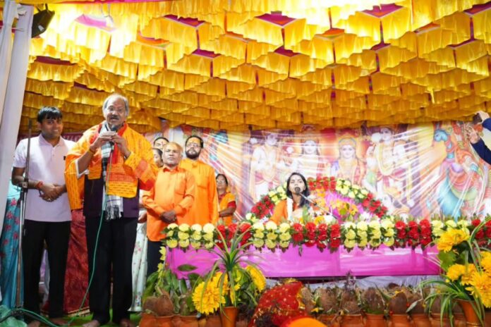 गरीबों के जीवन में खुशहाली लाना ही रामराज्य है: बृजमोहन अग्रवाल