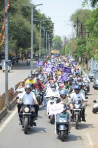 Lok Sabha Elections-2024: Chief Electoral Officer Kangale flags off bike rally and sweep express