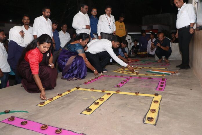 Disabled people, newly married voters and voters above 85 years of age were honoured.