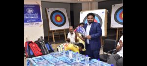 Archery equipment worth Rs 12 lakh provided by Can Fin Homes Limited