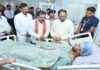 CM साय और उप मुख्यमंत्री विजय शर्मा नक्सली मुठभेड़ में घायल जवानों से मुलाकात करने पहुंचे रामकृष्ण अस्पताल