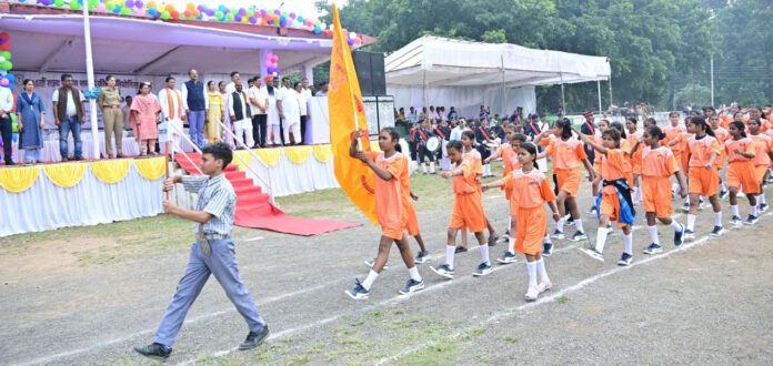 गौरेला में 24वीं राज्य स्तरीय शालेय खेल प्रतियोगिता का भव्य शुभारंभ
