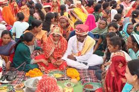 1 मुख्यमंत्री कन्या विवाह योजना : विधिवत मंत्रोच्चार के साथ 120 जोड़े बंधे परिणय सूत्र में