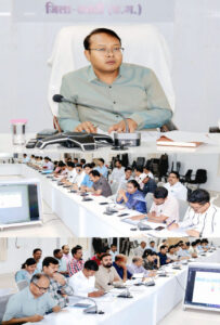 सक्ती : कलेक्टर ने ली साप्ताहिक समय सीमा की बैठक