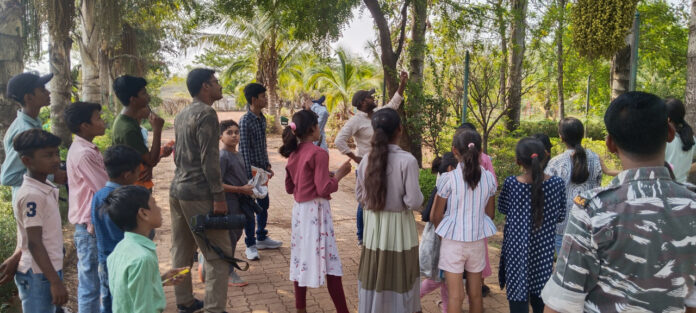 नंदनवन जंगल सफारी में स्कूली बच्चों ने सीखा पर्यावरण संरक्षण का पाठ