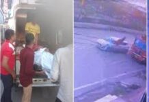 रायपुर में बड़ा हादसा : तेज रफ़्तार कार ने तीन लोगों को रौंदा, एक महिला की वहीं हो गई मौत रायपुर में बड़ा हादसा : तेज रफ़्तार कार ने तीन लोगों को रौंदा, एक महिला की वहीं हो गई मौत