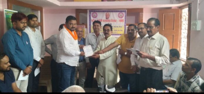तामेश कश्यप को छत्तीसगढ़ कुर्मि क्षत्रिय चेतना मंच के जिलाध्यक्ष का दायित्व