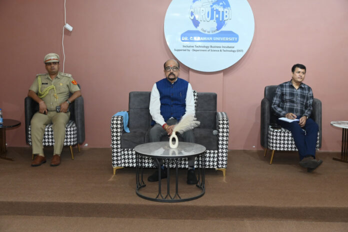 3 ’राज्यपाल डेका ने डॉ सी.वी. रमन विश्वविद्यालय का किया निरीक्षण’