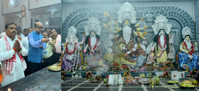 राज्यपाल डेका माना में दुर्गा पूजा उत्सव में शामिल हुए