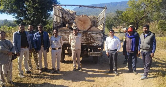 111 - Copy अवैध रेत भंडारण व पेड़ कटाई पर बड़ी कार्रवाई: 35 ट्रैक्टर-ट्राली रेत व वाहन सहित लकड़ी जप्त..