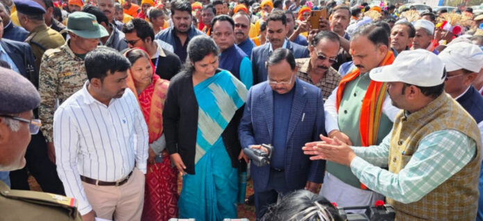 आदिम जाति मंत्री नेताम ने किया जर्नी ऑफ सेनीटेशन हाईजिन का किया शुभारंभ