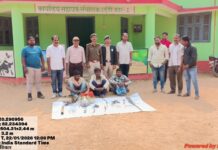 उदंती-सीतानदी टाइगर रिज़र्व में 3 शिकारी गिरफ्तार उदंती-सीतानदी टाइगर रिज़र्व में 3 शिकारी गिरफ्तार