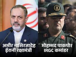 abdul rajjak ईरानी रक्षामंत्री अमीर नासिरजादेह