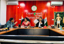 छत्तीसगढ़ फिल्म विकास निगम की अध्यक्ष मोना ‘सेन की अध्यक्षता में फिल्म पॉलिसी’ पर छत्तीसगढ़ पर्यटन बोर्ड में बैठक, सब्सिडी व फिल्म सिटी पर फोकस छत्तीसगढ़ फिल्म विकास निगम की अध्यक्ष मोना 'सेन की अध्यक्षता में फिल्म पॉलिसी' पर छत्तीसगढ़ पर्यटन बोर्ड में बैठक, सब्सिडी व फिल्म सिटी पर फोकस