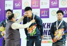 उप मुख्यमंत्री अरुण साव खेलो इंडिया ट्राइबल गेम्स देखने पहुंचे