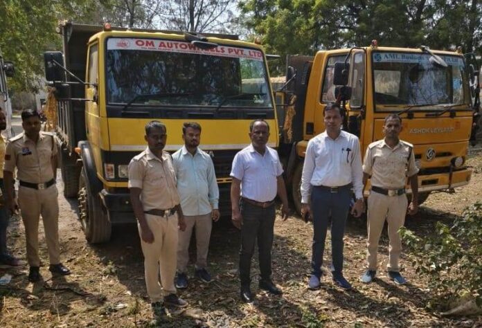 खनिज माफियाओं पर प्रशासन का शिकंजा, अवैध रेत और मिट्टी ईंट परिवहन पर बड़ी कार्रवाई