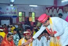 मुख्यमंत्री सामूहिक कन्या विवाह- दुर्ग में 19 जोड़े बंधे परिणय सूत्र में मुख्यमंत्री सामूहिक कन्या विवाह- दुर्ग में 19 जोड़े बंधे परिणय सूत्र में
