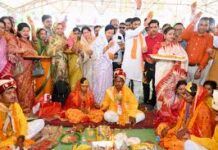 ’मुख्यमंत्री कन्या विवाह योजना : प्रदेशभर में 2300 से अधिक जोड़े बंधे परिणय सूत्र में’ ’मुख्यमंत्री कन्या विवाह योजना : प्रदेशभर में 2300 से अधिक जोड़े बंधे परिणय सूत्र में’