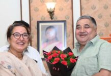 सिंधी अकादमी की अध्यक्ष सुषमा जेठानी ने मंत्री राजेश अग्रवाल से की सौजन्य मुलाकात