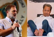 सोनम वांगचुक को जंतर-मंतर से हटाने पर भड़के राहुल गांधी : कहा-केंद्र सरकार के मूल सिद्धांत असत्य और हिंसा हैं सोनम वांगचुक को जंतर-मंतर से हटाने पर भड़के राहुल गांधी : कहा-केंद्र सरकार के मूल सिद्धांत असत्य और हिंसा हैं