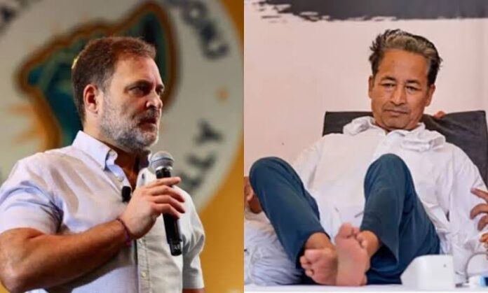 ashif सोनम वांगचुक को जंतर-मंतर से हटाने पर भड़के राहुल गांधी : कहा-केंद्र सरकार के मूल सिद्धांत असत्य और हिंसा हैं