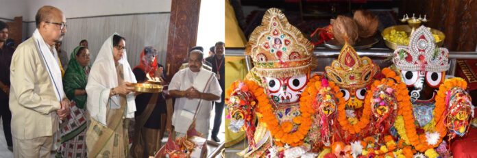 रक्षाबंधन पर राज्यपाल रमेन डेका ने भगवान जगन्नाथ के दर्शन कर बांधा रक्षासूत्र