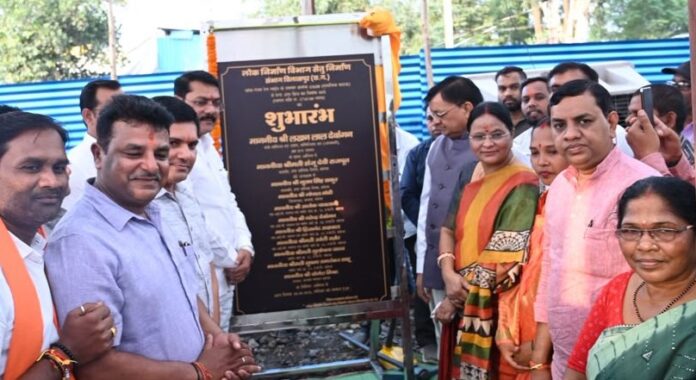 कोरबा में वायशेप अंडरब्रिज निर्माण कार्य का उद्योग मंत्री लखन लाल देवांगन ने किया शुभारंभ