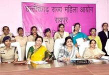 राज्य महिला आयोग की अध्यक्ष डॉ. ममता साहू की अध्यक्षता में रायपुर में जनसुनवाई, 28 प्रकरणों की सुनवाई राज्य महिला आयोग की अध्यक्ष डॉ. ममता साहू की अध्यक्षता में रायपुर में जनसुनवाई, 28 प्रकरणों की सुनवाई