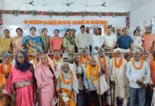 एमसीबी : मेगा स्वास्थ्य शिविर में बुजुर्गों का सम्मान, बांटे सहायक उपकरण एमसीबी : मेगा स्वास्थ्य शिविर में बुजुर्गों का सम्मान, बांटे सहायक उपकरण